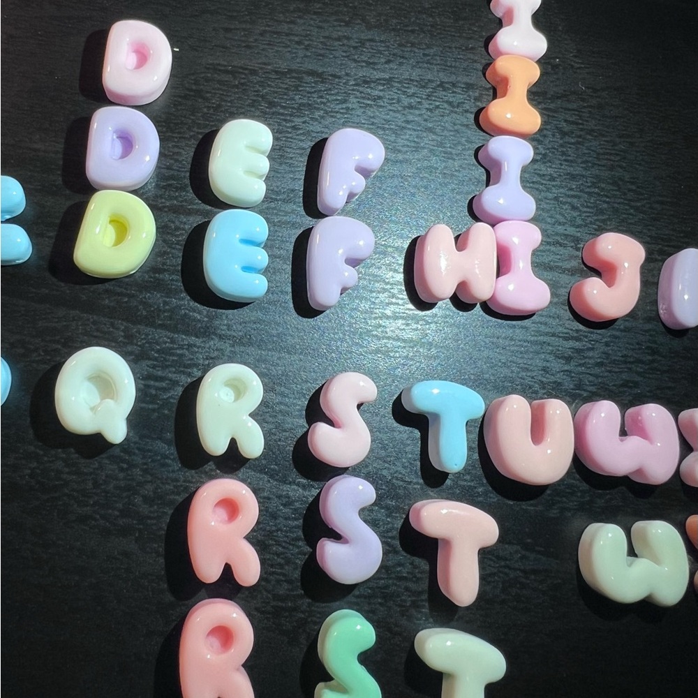 Pastel Acrylic Letters - Picture 3 of 4